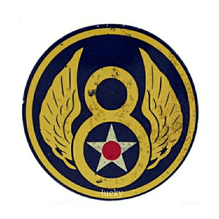 ヴィンテージ レトロ 転写 ステッカー 車 カッティングステッカー シール シート デカール ミリタリー アメリカ空軍 第8空軍 装飾 luk265拍卖