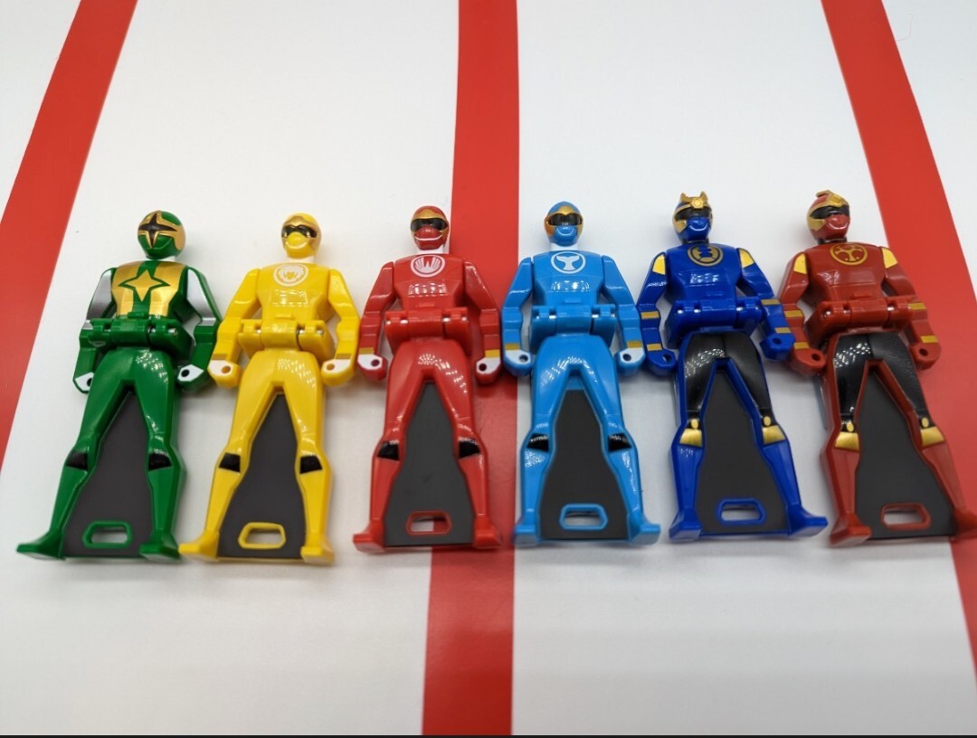海賊戦隊 ゴーカイジャー レンジャーキー MEMORIAL EDITION ハリケンジャー 6体セット拍卖