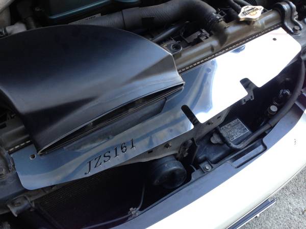 JZS161 アリスト ラジエータフード 導風板 JZS161ロゴ拍卖