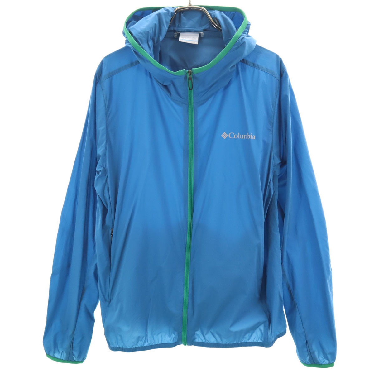 Columbia コロンビア ジップジャケット M ブルー アウトドア メンズ拍卖