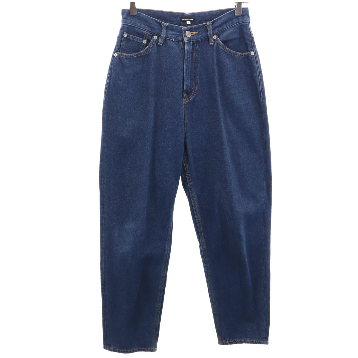 FREAK'S STORE フリークスストア ハイライズ テーパードデニムパンツ M インディゴブルー ジーンズ レディース拍卖