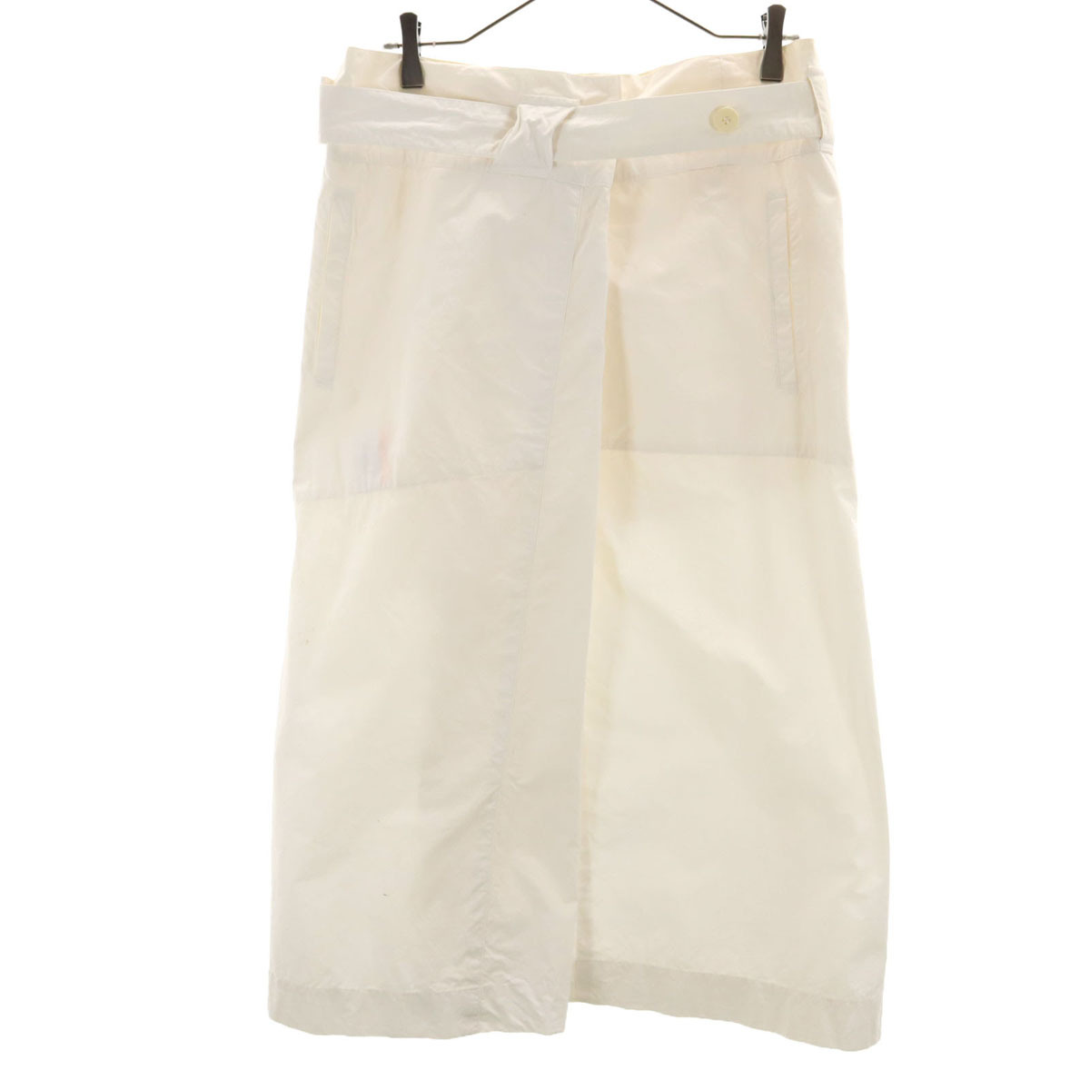 ISSEY MIYAKE イッセイミヤケ 80s 筆タグ ヴィンテージ ロングスカート M ホワイト レディース拍卖