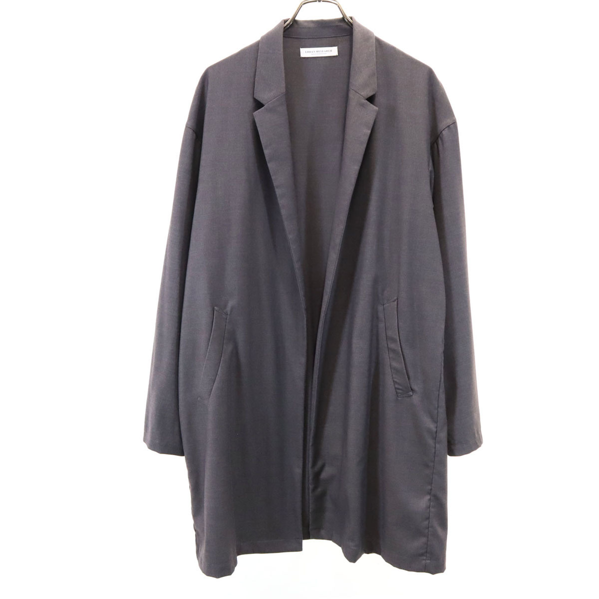 URBAN RESEARCH アーバンリサーチ ガウンコート FREE チャコールグレー レディース拍卖