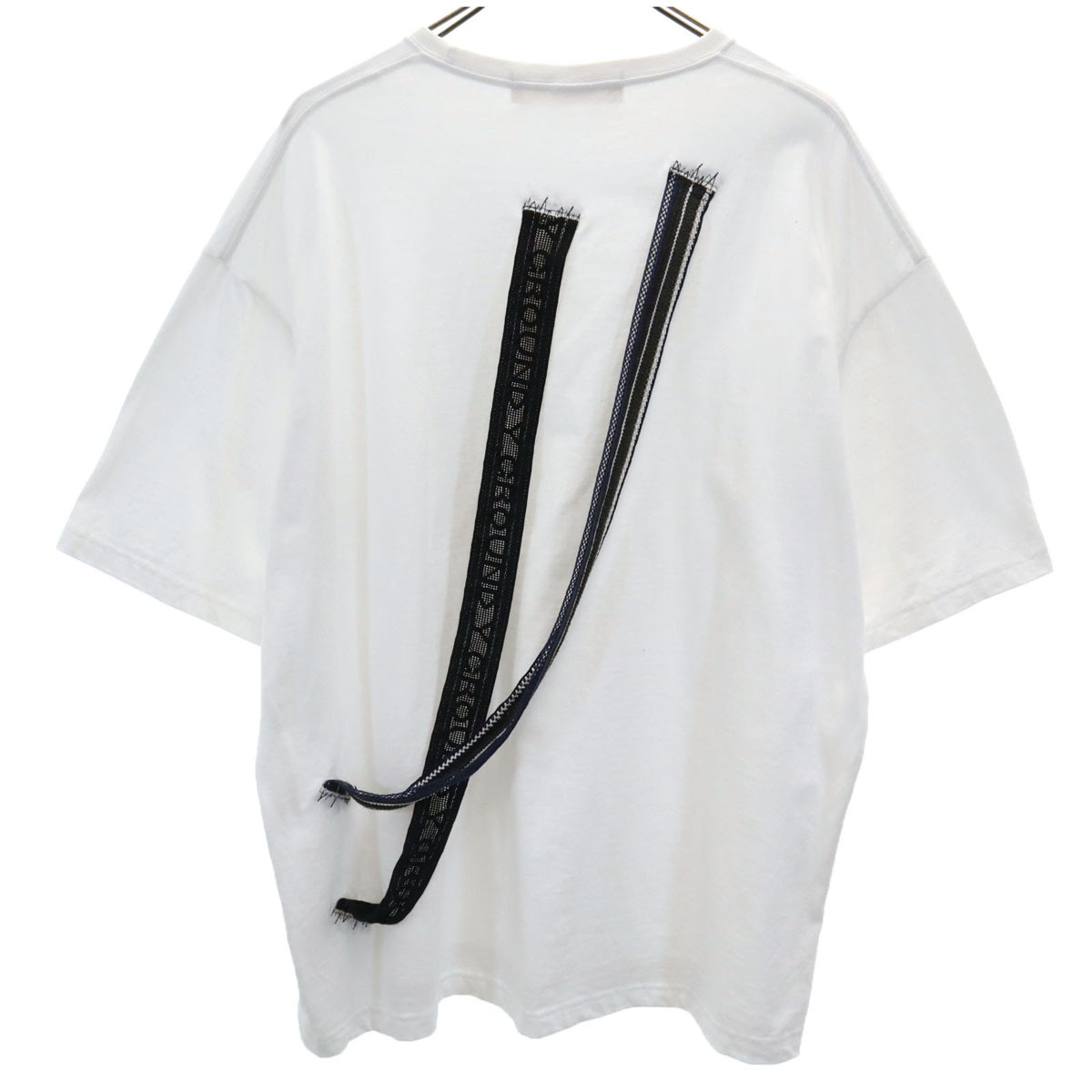 Ground Y グラウンドワイ 半袖 背面デザイン Tシャツ 4 ホワイト メンズ拍卖