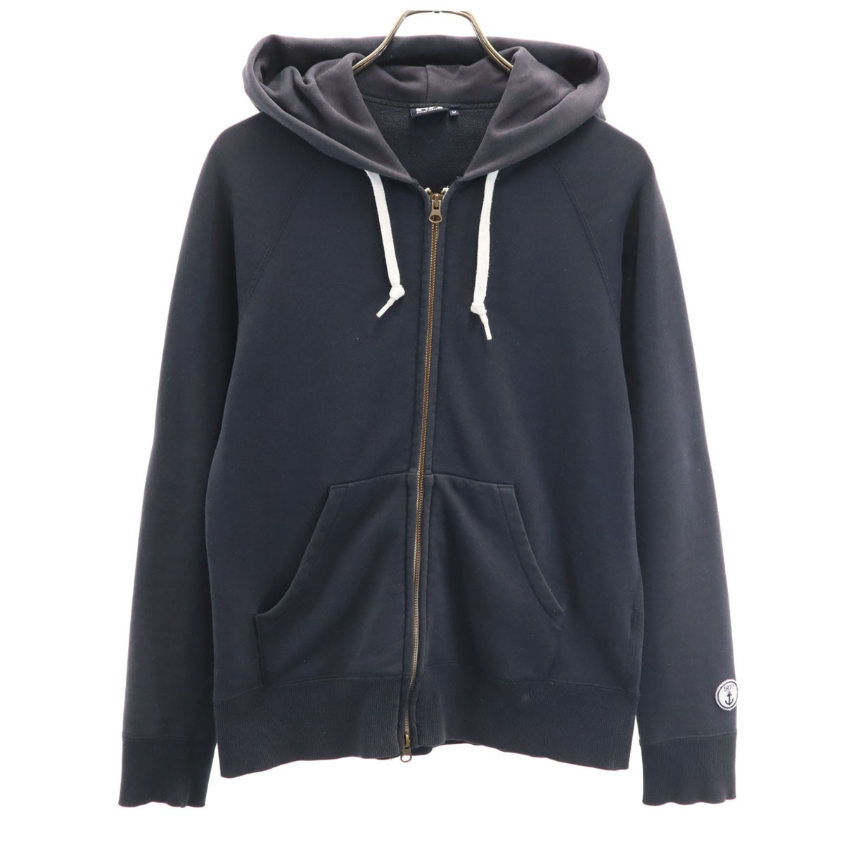 HELLY HANSEN ヘリーハンセン 長袖 スウェット ジップパーカー M ネイビー メンズ拍卖