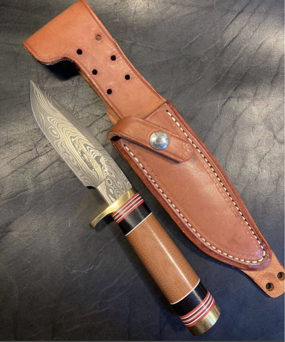 BLACKJACK Classic Model125 限定品 レア ブラックジャック クラシック モデル125 ダマスカス鋼 バークリバー BARKRIVER キャンプ拍卖