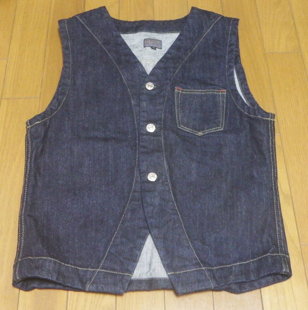 日本製 Deluxeware デニム ベスト Sサイズ デラックスウェア MADE IN JAPAN レア 希少拍卖