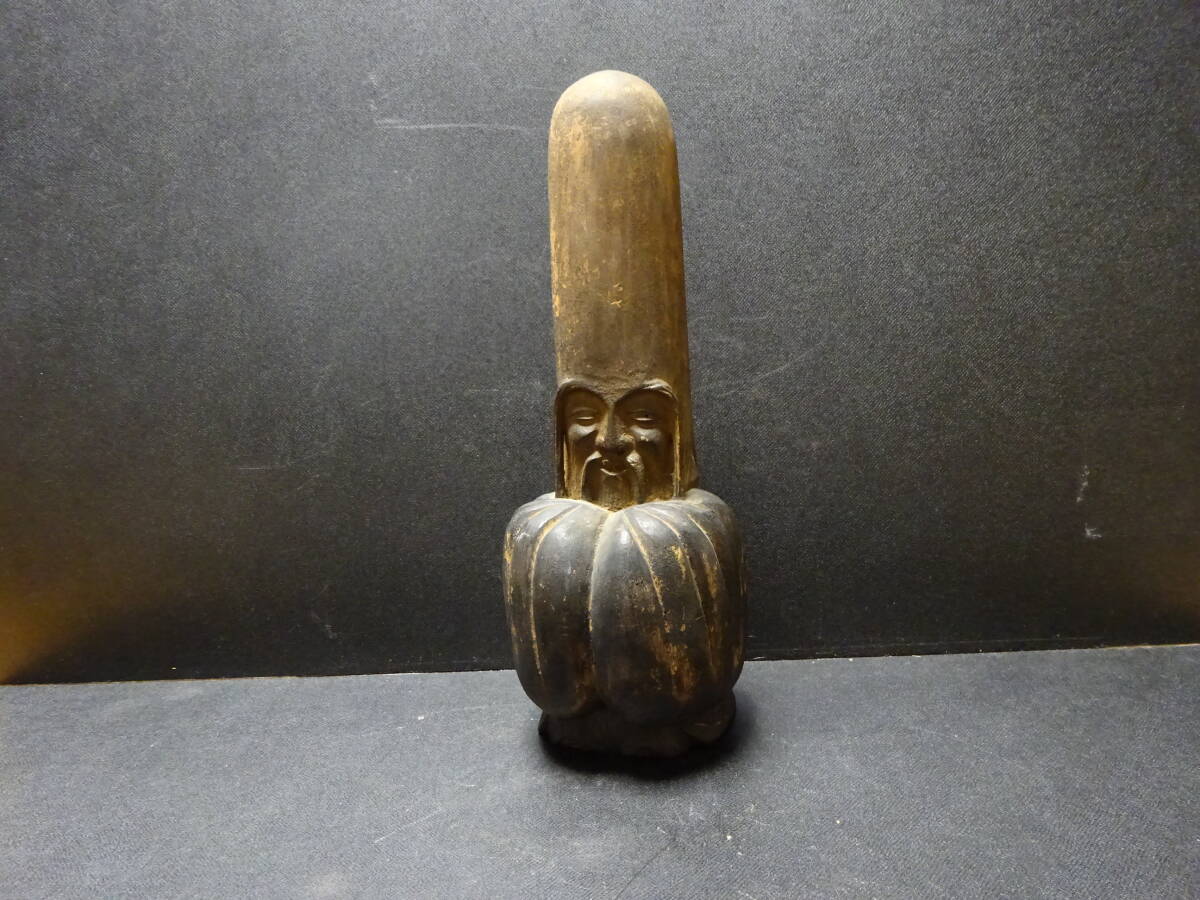 (10−2)木彫 寿老人 骨董アンティーク 検:大人のおもちゃ大奥女中遊廓くるわ芸者芸妓赤線売春クラブキャバレー拍卖