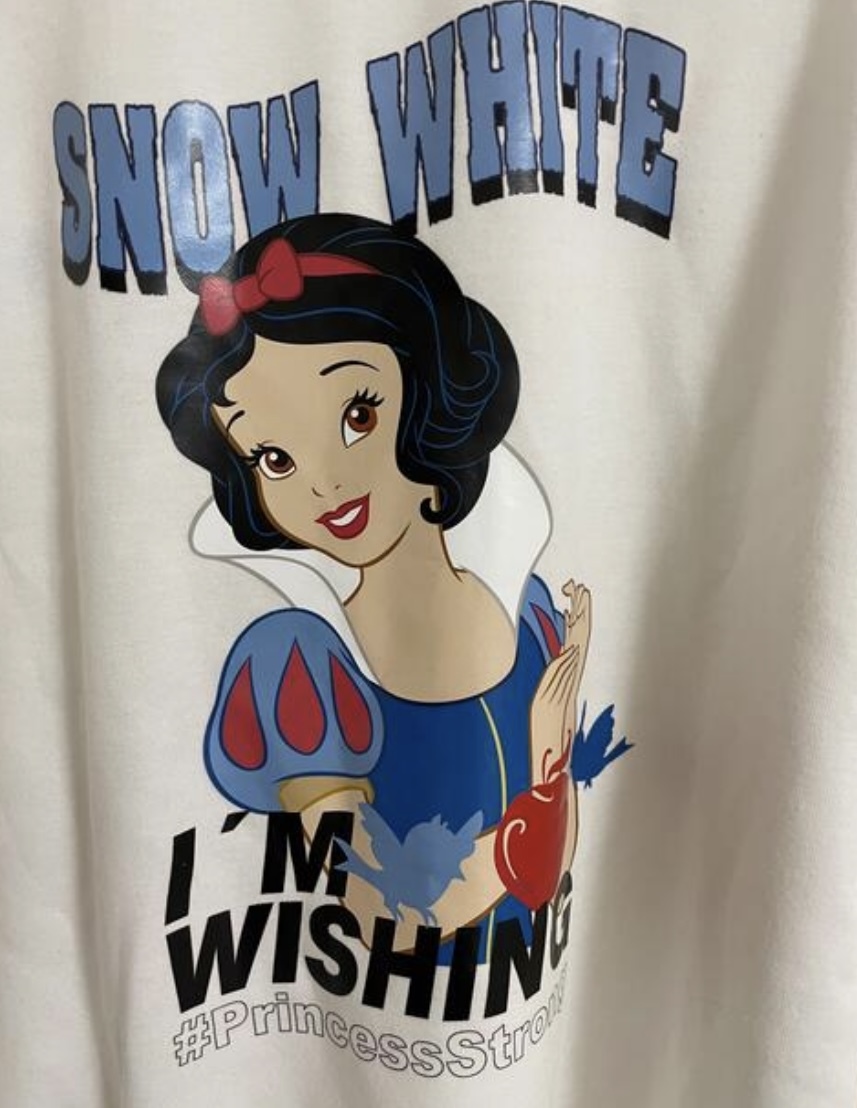 送料込☆ ディズニー 白雪姫 トレーナー Mサイズ 白拍卖