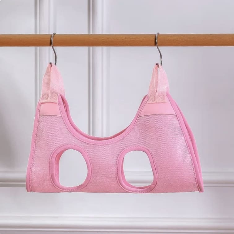 猫用 犬用 爪切り グルーミング ハンモック 吊り下げタイプ 暴れる 対策 ピンク Sサイズ M01 AB0011拍卖