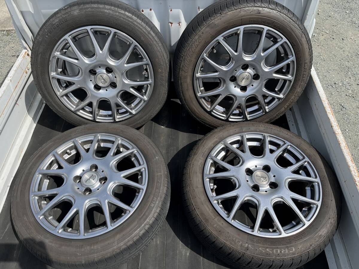 16インチ 6,5J 4穴 PCD100 オフセット+45 175/60R16 2021年製造ZEETEX×2本 2023年製造NANKANG×2本 ラクティスにて使用 拍卖