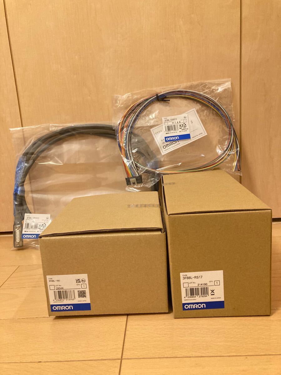 オムロン 新品未使用 カムポジショナ 3F88L-160 レゾルバ 3F88L-RS17 セット 専用ケーブル付拍卖