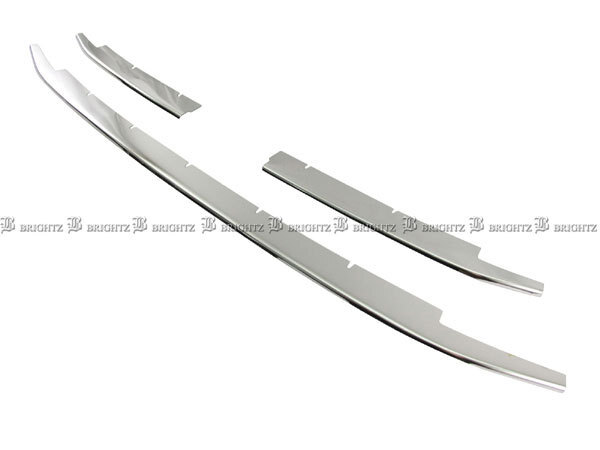 ソリオバンディット MA36S MA46S 前期 ステンレス フロント バンパー モール 3PC ガーニッシュ カバー FBUM-MOL-083拍卖