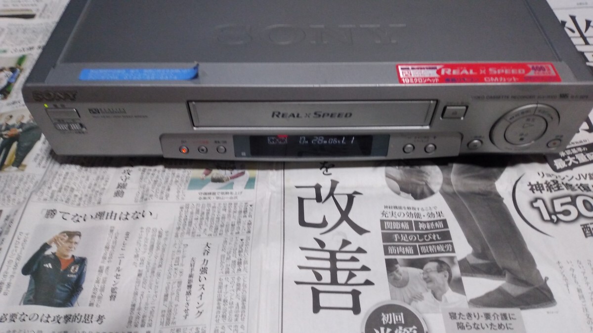 SONY VHSビデオデッキ SLV-R100 中古現状品送料込み拍卖