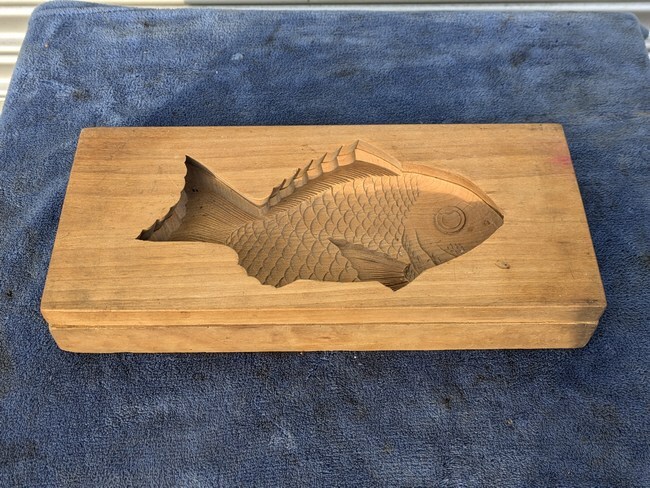和菓子 木型、鯛 W360×D160×H53mm拍卖