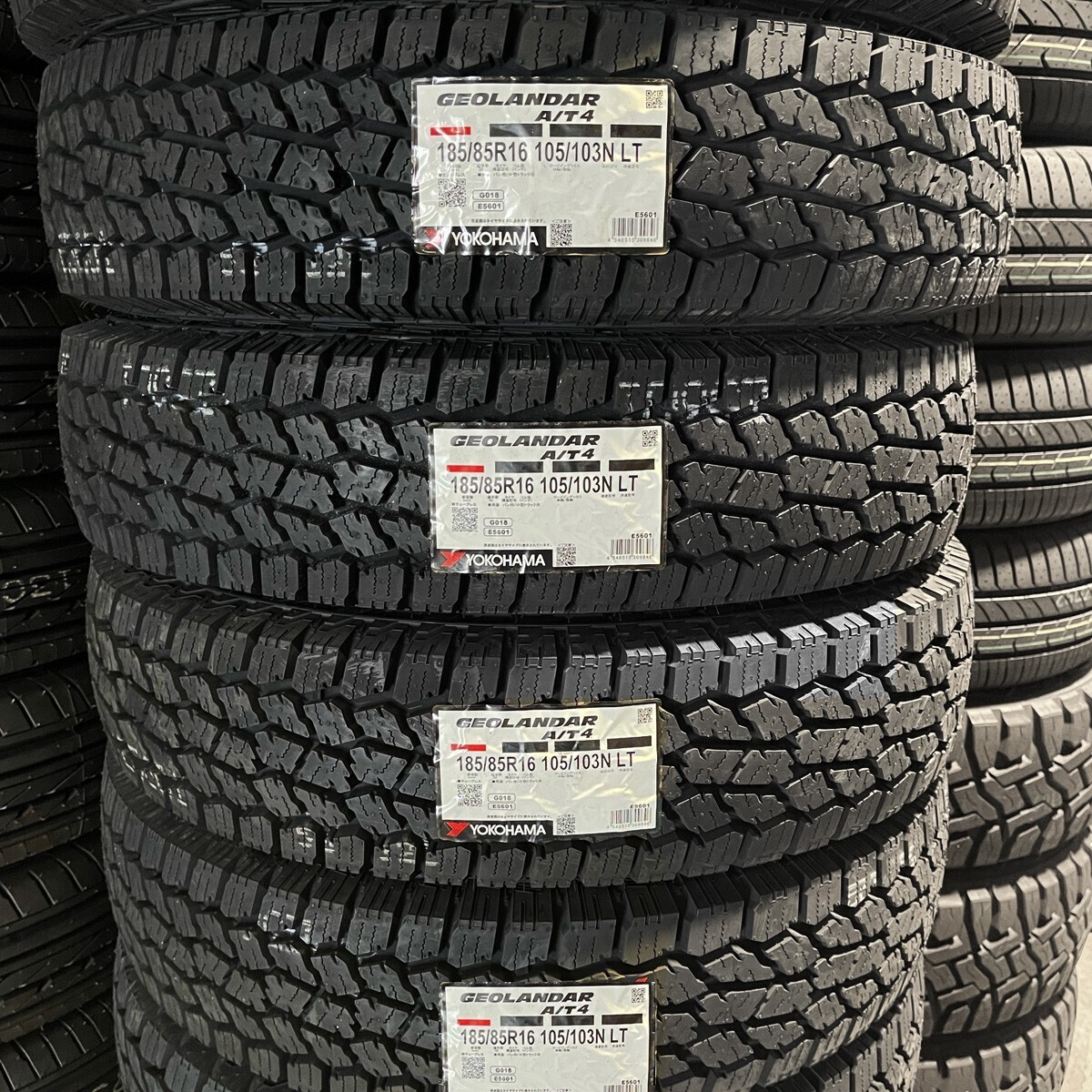 2024年5月発売新商品 即納 ヨコハマ GEOLANDAR A/T4 G018 185/85R16 105/103N LT 2024年製 新品 4本 AT4 国内正規品 個人宅様OK ジムニー拍卖