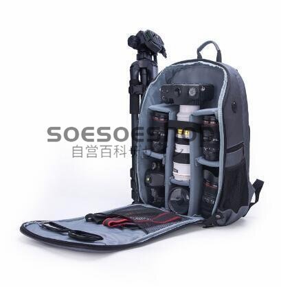 カメラリュック PC収納カメラバッグ 軽量 カメラ デジタル一眼レフカメラ 耐衝 撃 高機能 撥水 アウトドア 撮影用バッグ(黒)拍卖