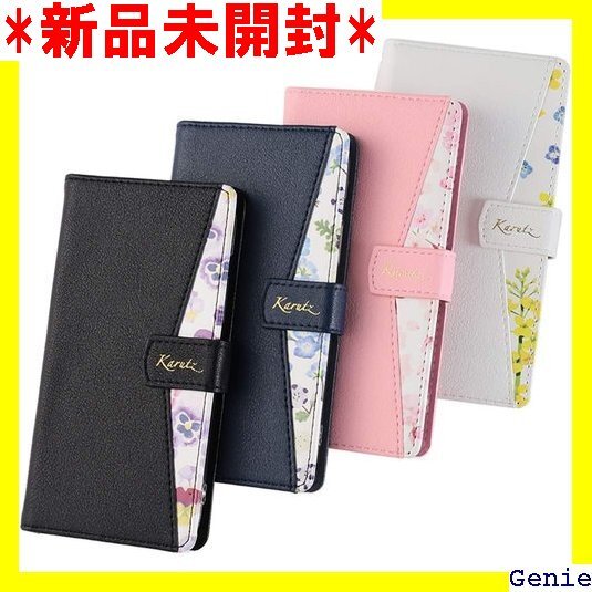 Xperia 10 VI ケース 手帳型 花柄 Xpe mobile モバイル ブラック B045X10VIBK 115拍卖