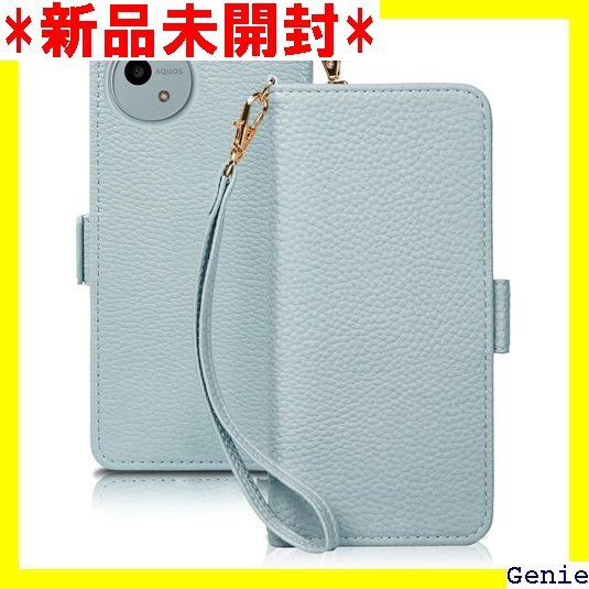 SZJAMIE AQUOS wish4 ケース 手帳型 UOS wish4 SH-52E/A402SH対応ブルー 126拍卖