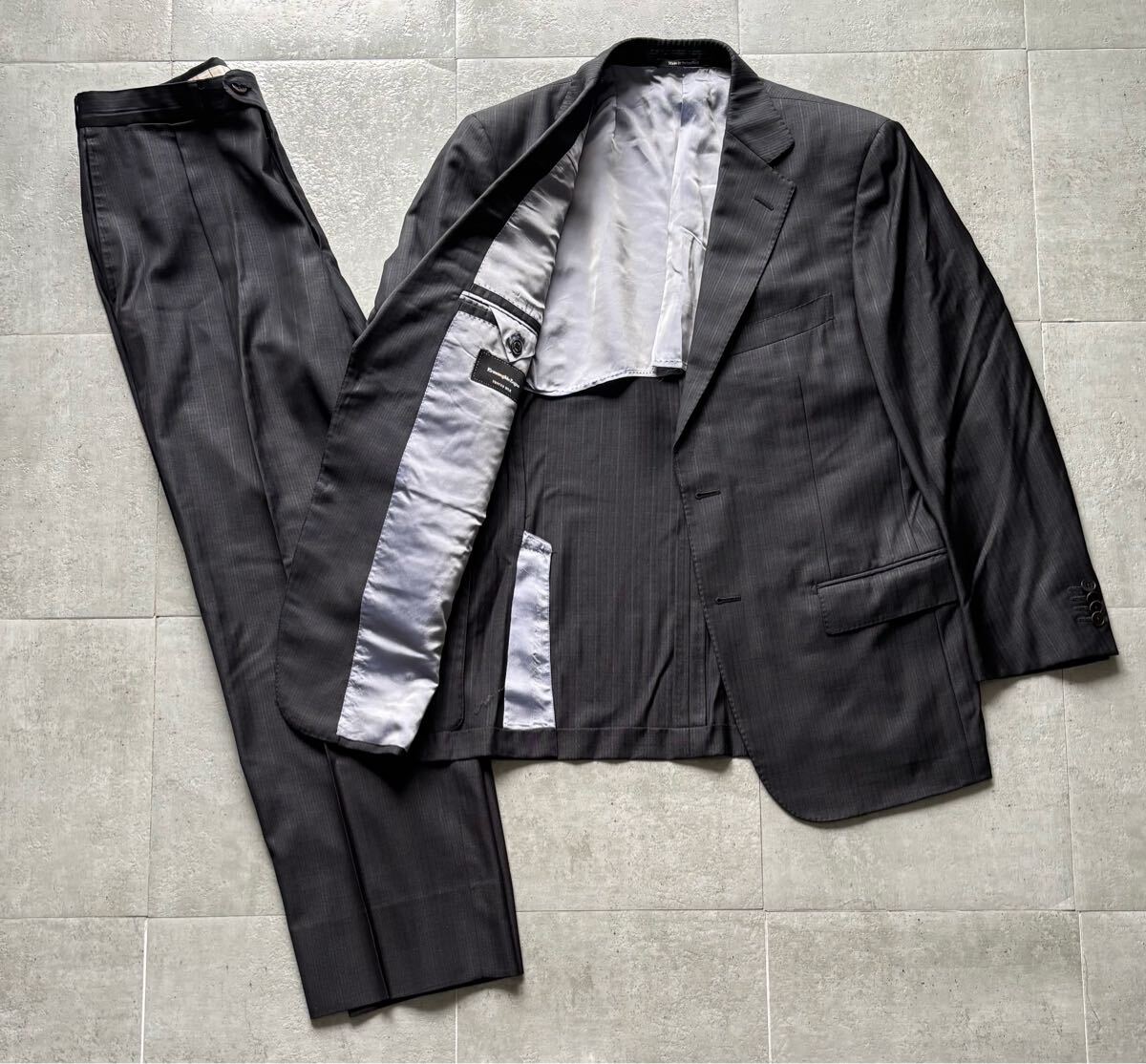 エルメネジルドゼニア Ermenegildo Zegna シングル2Bスーツ TROFEO SILK 48 シルク スイス製拍卖