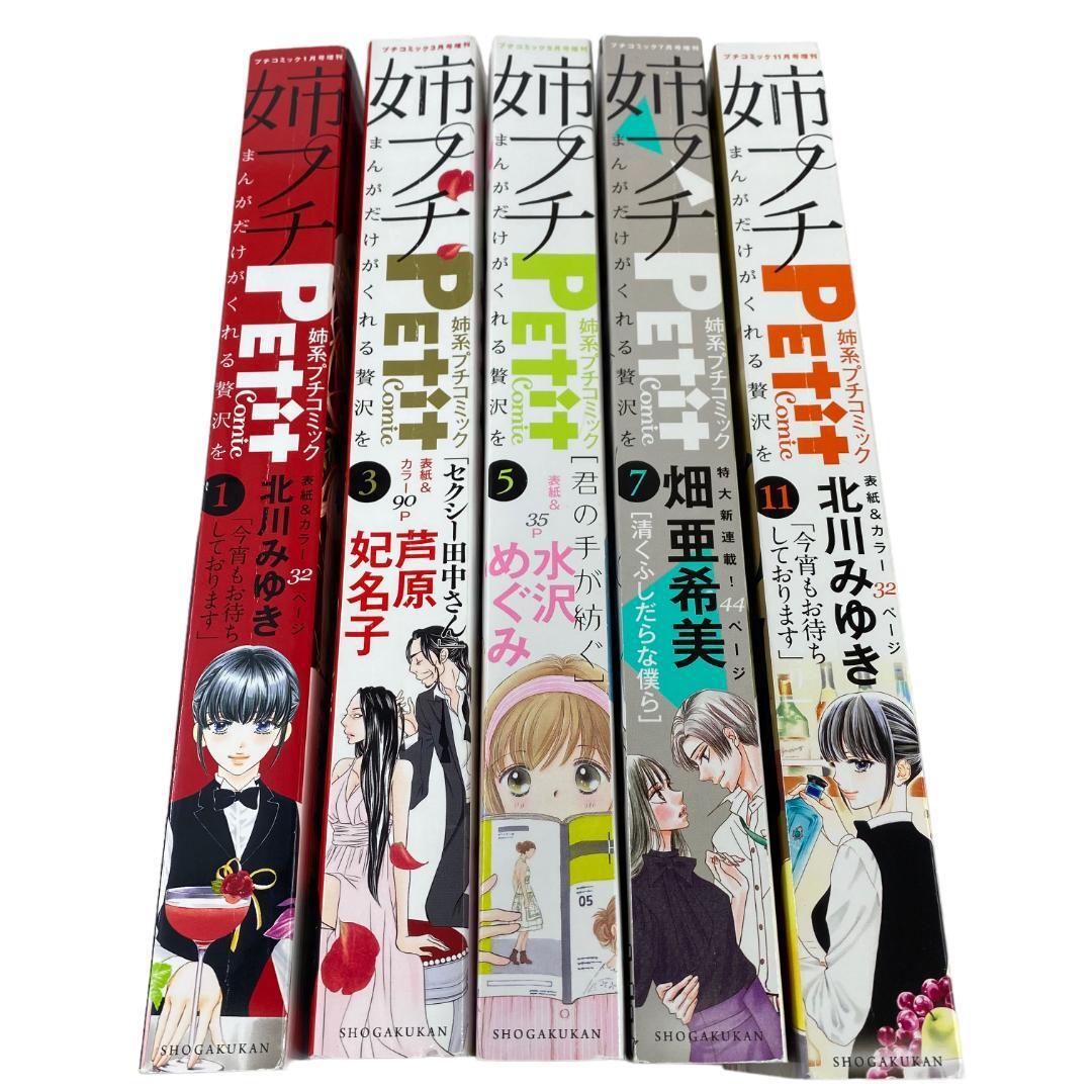 yl89 姉系プチコミック 2021.1/3/5/7/11月号 5点セット拍卖