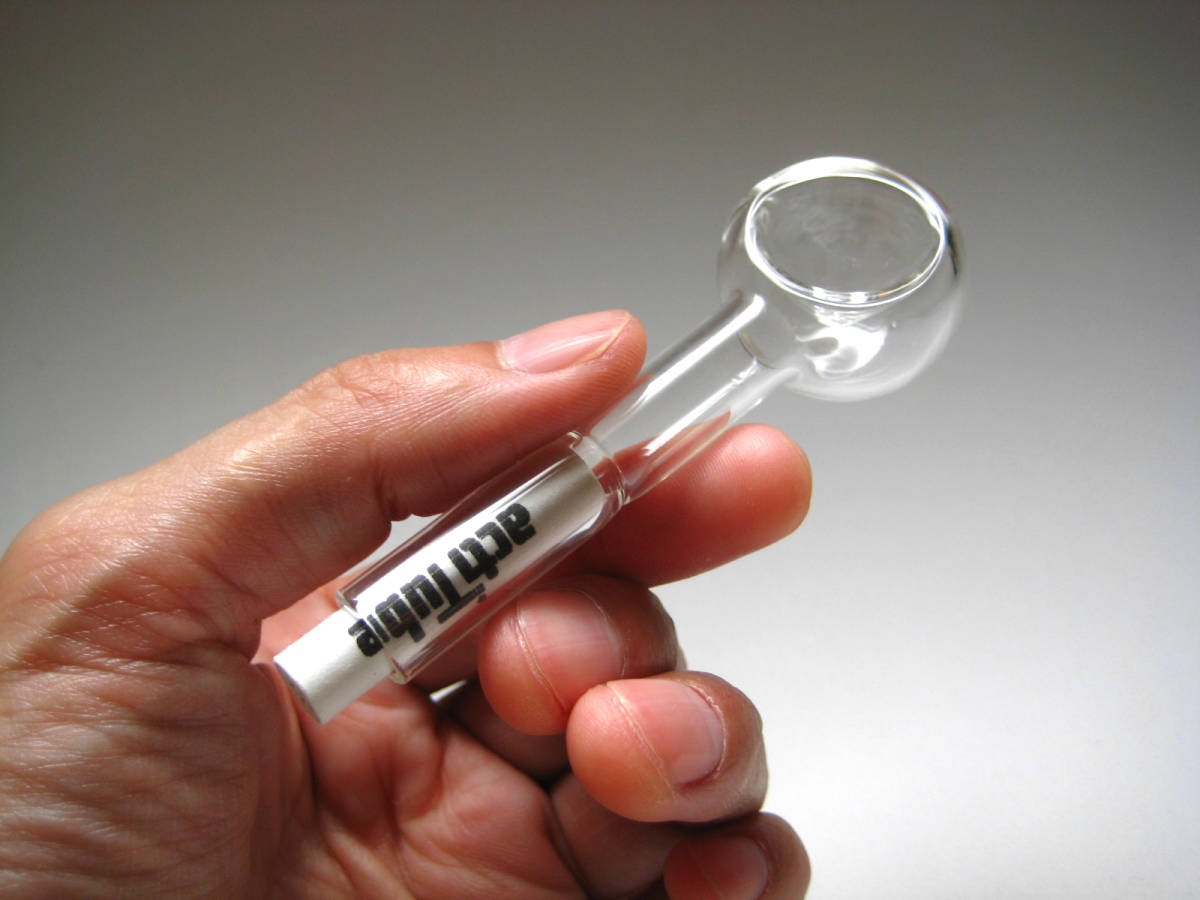 actiTube(Tune)専用ガラスパイプ@王道スプーン型◆チャコール活性炭フィルターPIPEボングBONGカンナビスカップBURST HIGH TIMES420WEED梵拍卖