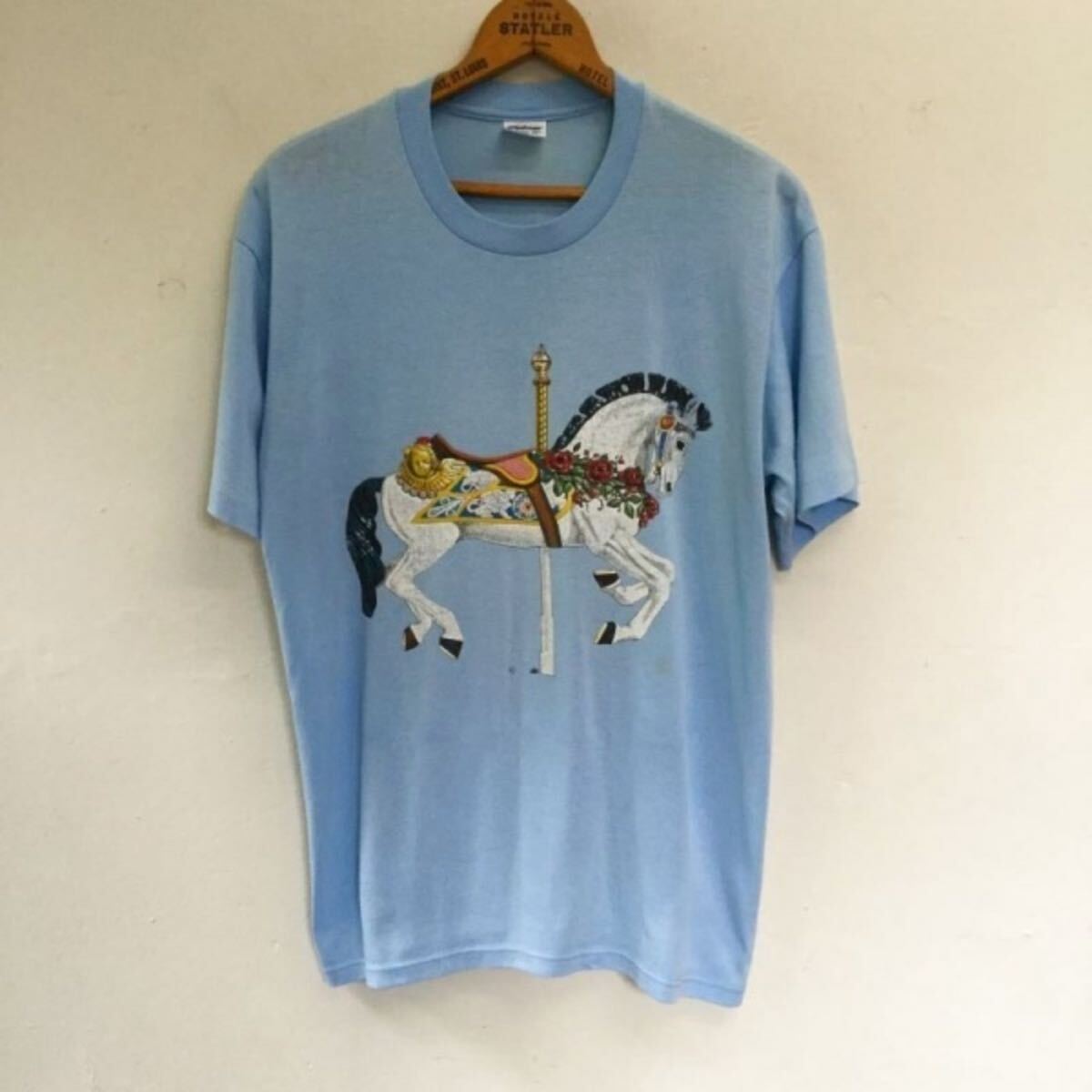 ビンテージTシャツ メリーゴーランド 古着Tシャツ  90s USA製 アメカジ拍卖