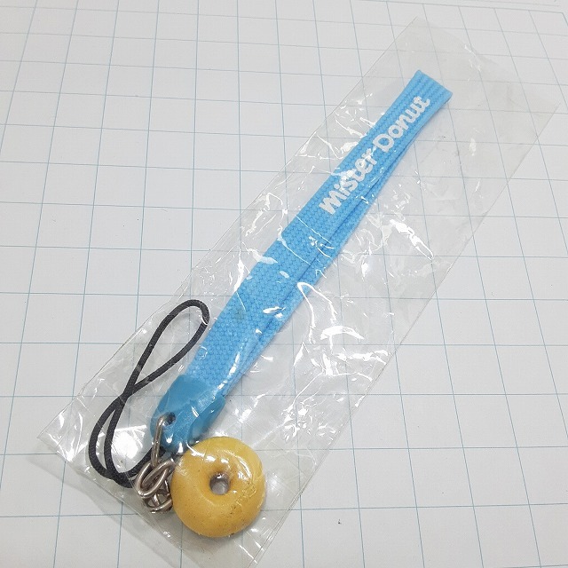 送料無料)未開封 1ミスタードーナツ ストラップ 観光 旅行 登山 記念 キーホルダー A29132拍卖