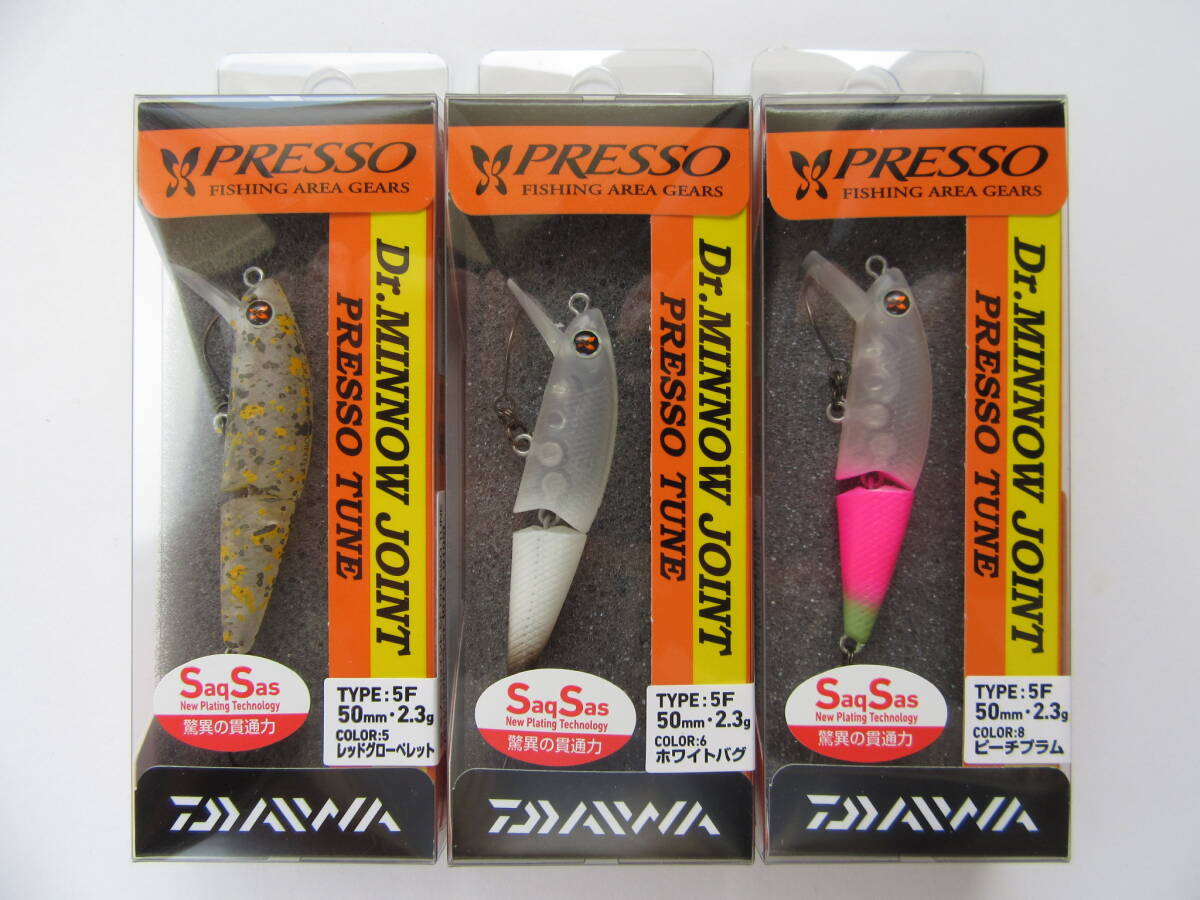 Daiwa Dr. MINNOW JOINT 5F PRESSO TUNE 2.3g ダイワ ドクターミノー ジョイント プレッソチューン 管釣り エリア トラウト拍卖