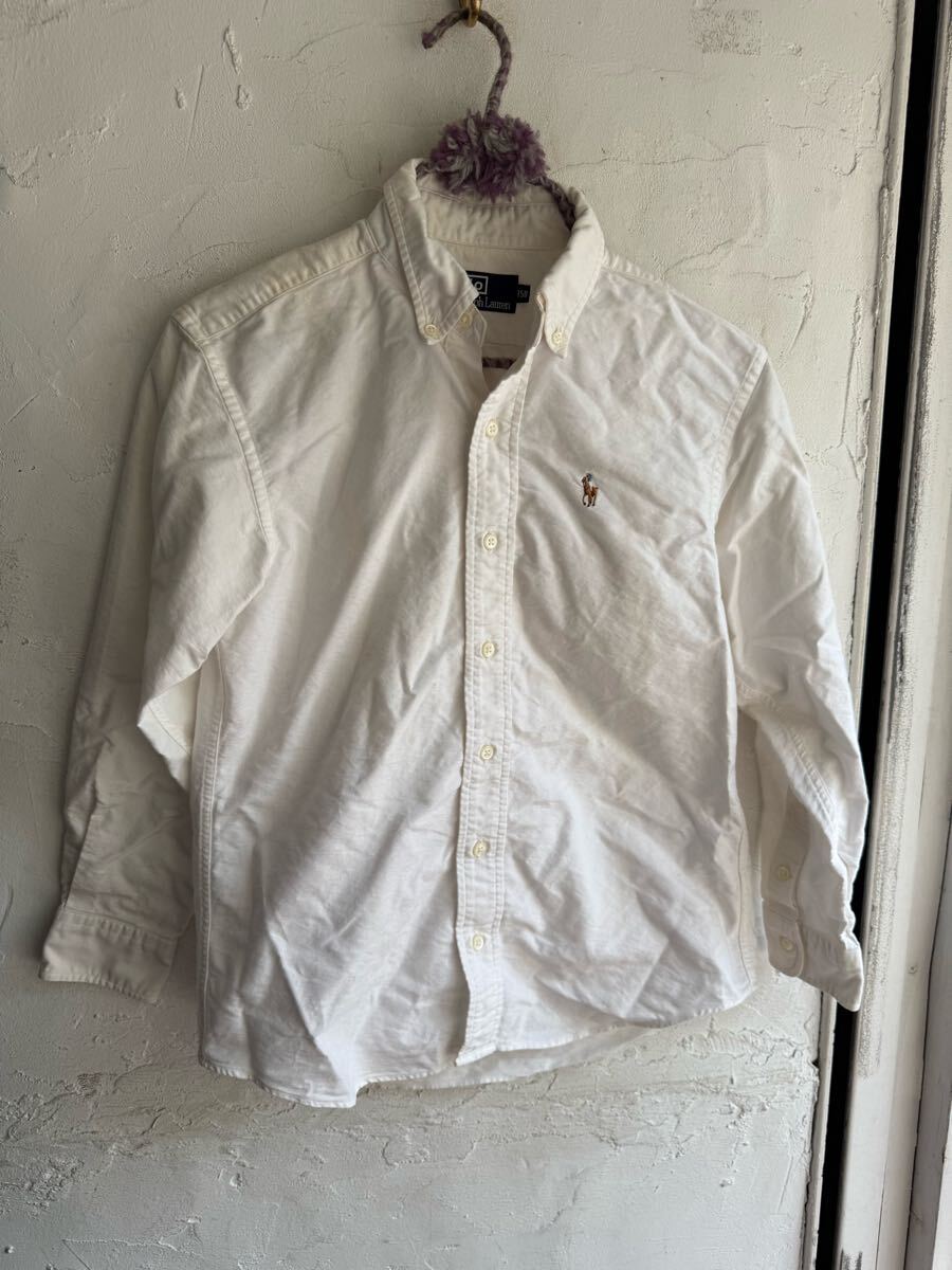 ポロ ラルフローレン ボタンダウンシャツ オックスフォード Ralph Lauren ボーイズ拍卖