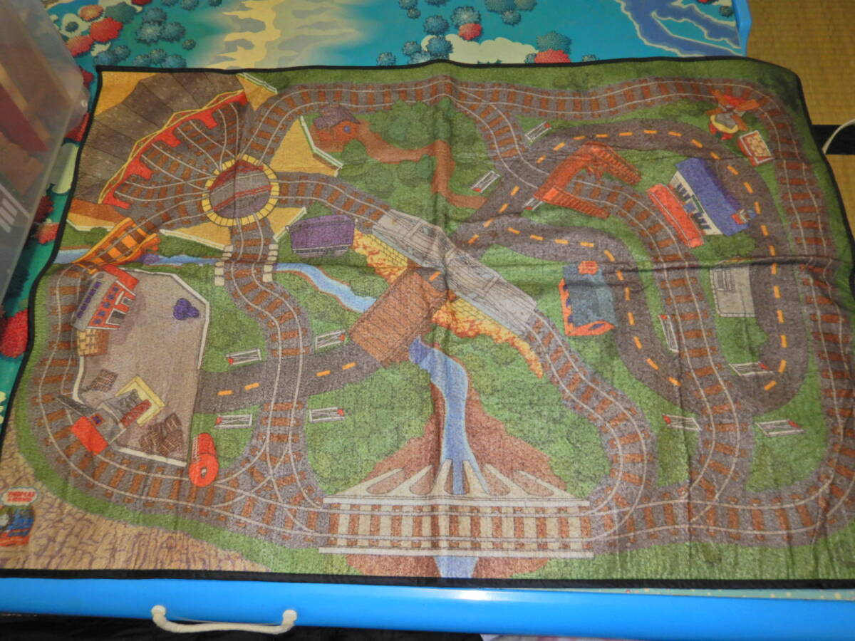 木製 きかんしゃトーマス 布製プレイマット拍卖