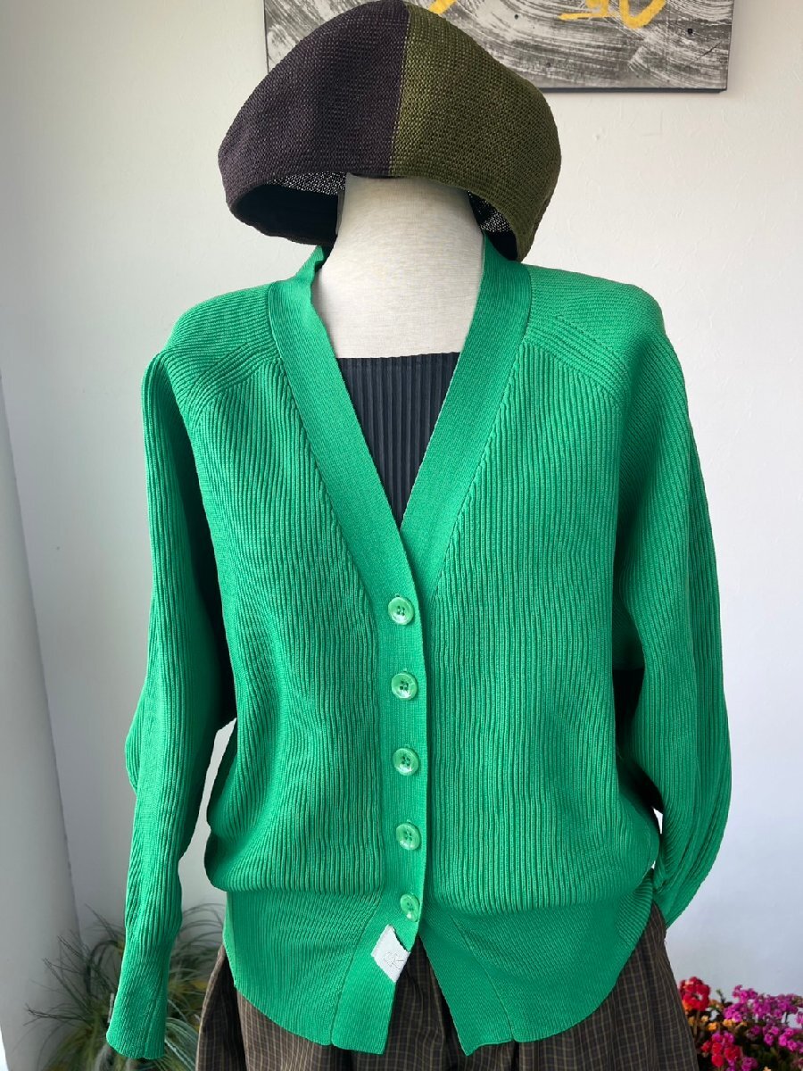 センソユニコ relaxing.R Dw2R センソ レディース トップス カーディガン グリーン 美品 新古品 未使用品拍卖