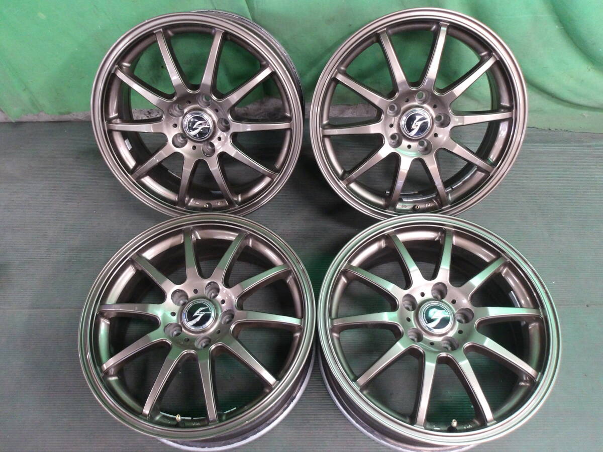 ☆ ホイール STRANGER ストラテジー 17×7J +40 PCD114.3 5H ブロンズ 4本 ☆拍卖