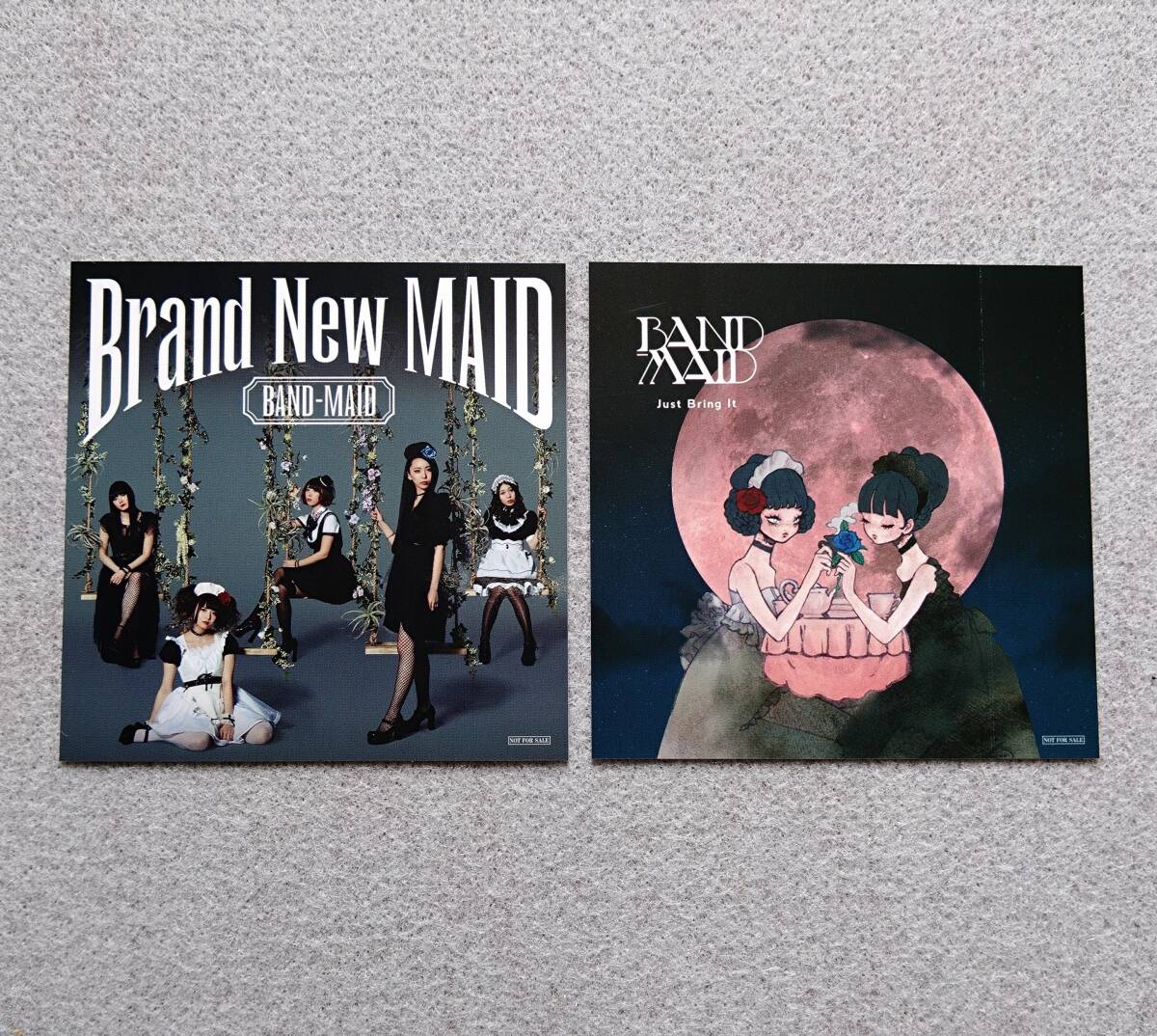 BAND-MAID 特典ステッカー2枚セット Brand New MAID Just Bring It アナログレコード購入特典 非売品 バンドメイド拍卖