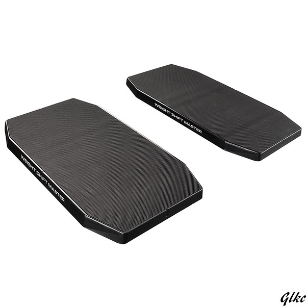 【スウェー防止や体の軸をキープする練習に最適】ゴルフスイング練習器具 ウェイトシフトマスター 重心移動プレート 姿勢改善 多機能拍卖