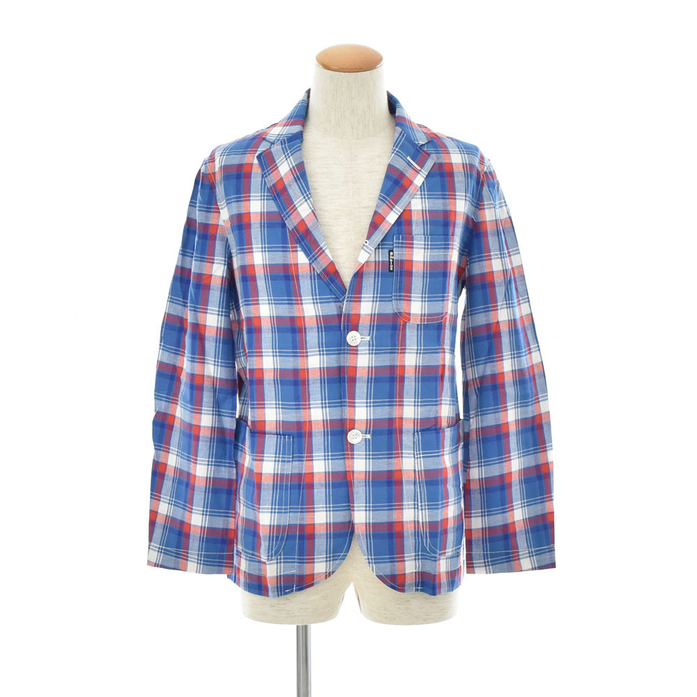 ブルーブルー BLUE BLUE BLUEBLUE CRL ビエラチェックジャケット M メンズ テーラード アウター トップス 聖林公司 ハリウッドラントマーケ拍卖
