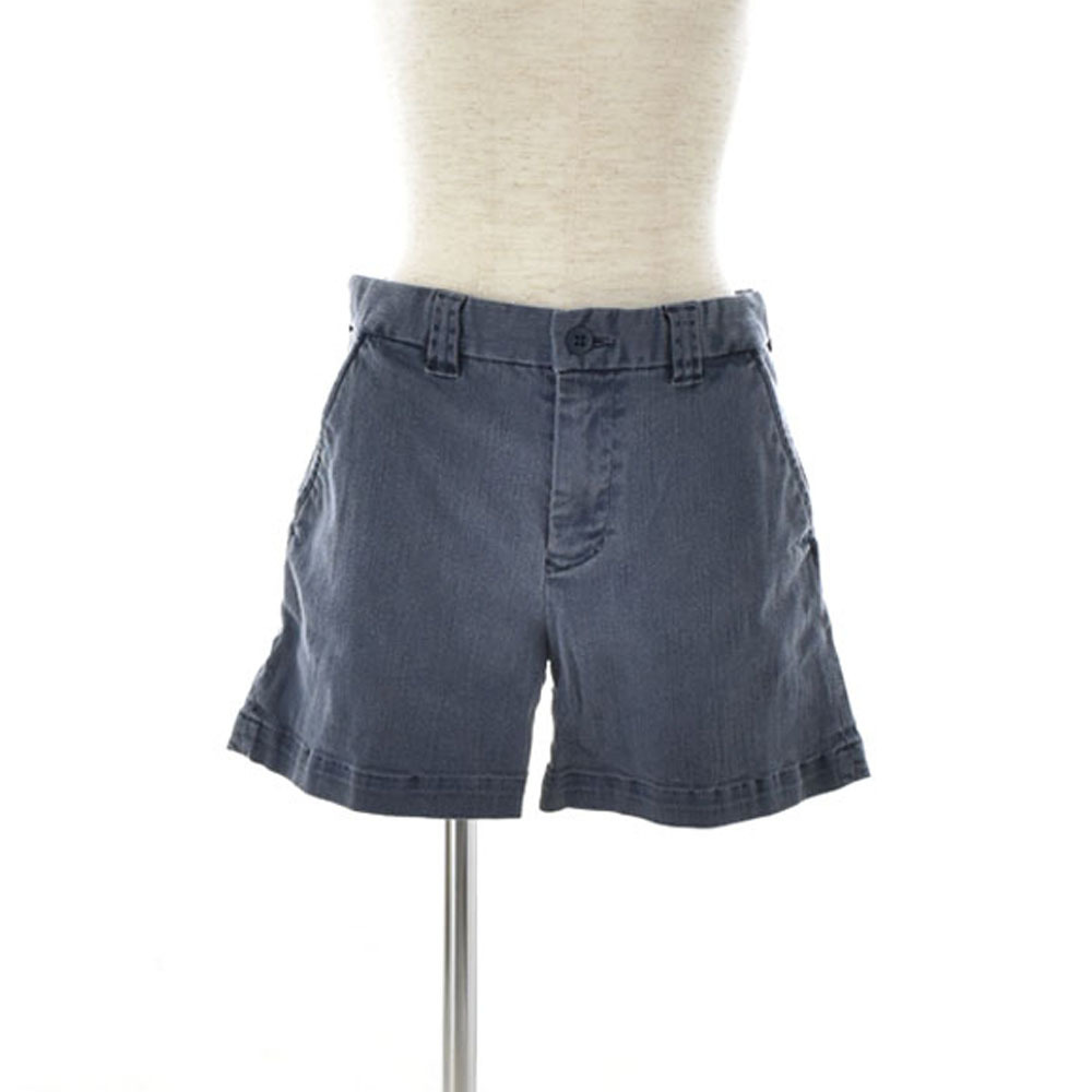 ハリウッドランチマーケット HOLLYWOOD RANCH MARKET ハリラン HRM 聖林公司 ストレッチカツラギレディースショーツ S ネイビー ショートパ拍卖