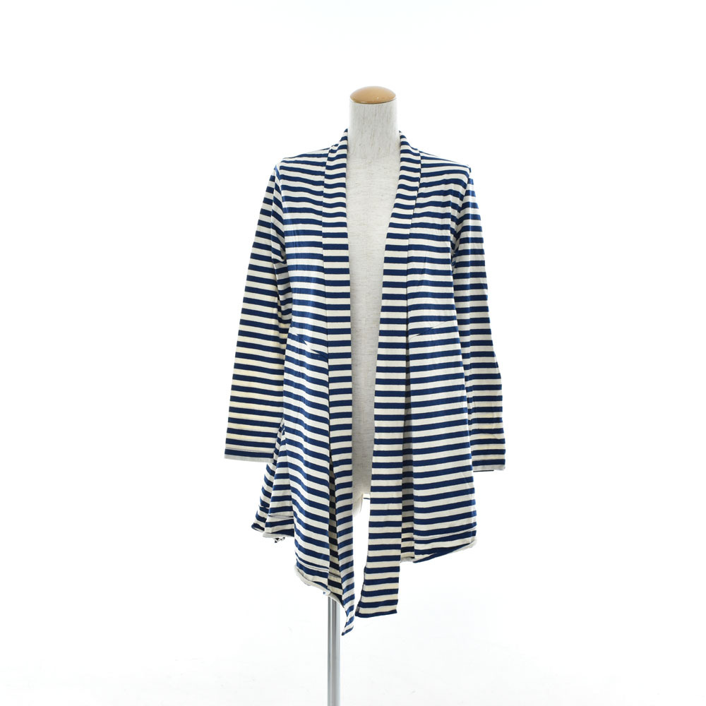 サフランシスコ San Francisco ボーダーカーディガン 700026290 ワンサイズ ONE ネイビー レディース 聖林公司 ハリウッドラントマーケット拍卖