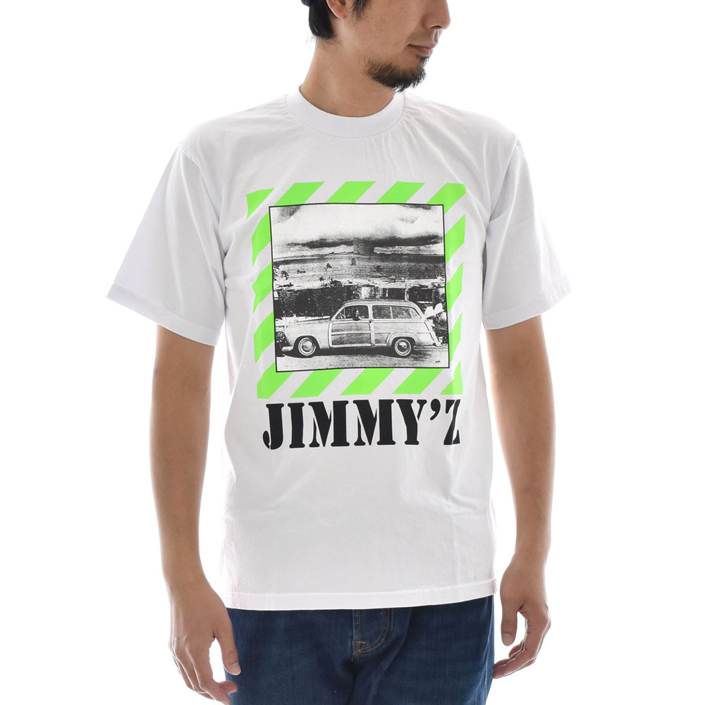 【M ホワイト】スタンダードカリフォルニア × ジミーズ コラボ Tシャツ JIMMY'Z × SD BOMB LOGO T TSOS0078【処分品】拍卖