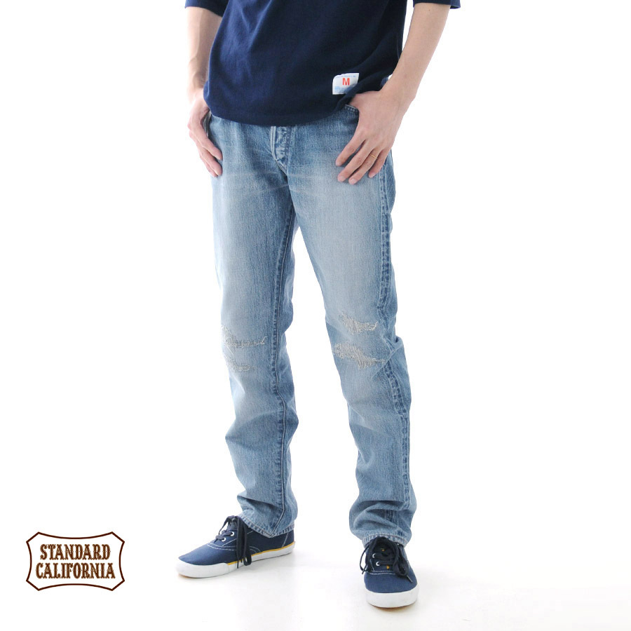 STANDARD CALIFORNIA パンツ 5ポケット デニムパンツ ジーンズ 901 66 ヴィンテージウォッシュ BTDOE288 30インチ【処分品】拍卖
