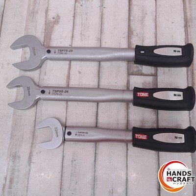 ★TONE 中古 TSP-38-22/55-26/75-29 スパナ形堪能 トルクレンチ3本セット キズ・剥がれ有り★【ハンズクラフトうるま店】拍卖