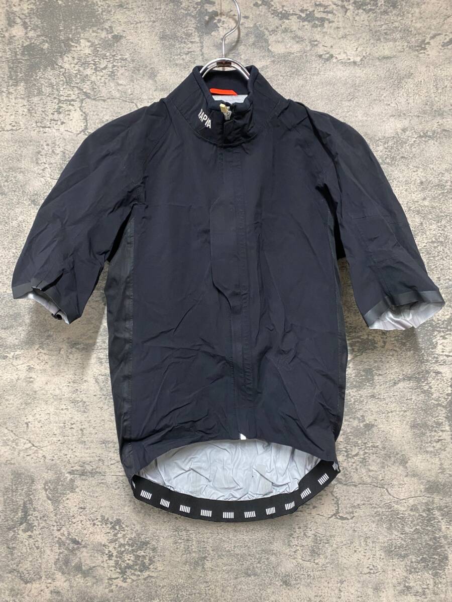 IS750 ラファ Rapha PRO TEAM RACE CAPE 半袖 サイクルジャケット 黒 XS ※袖カット済み拍卖
