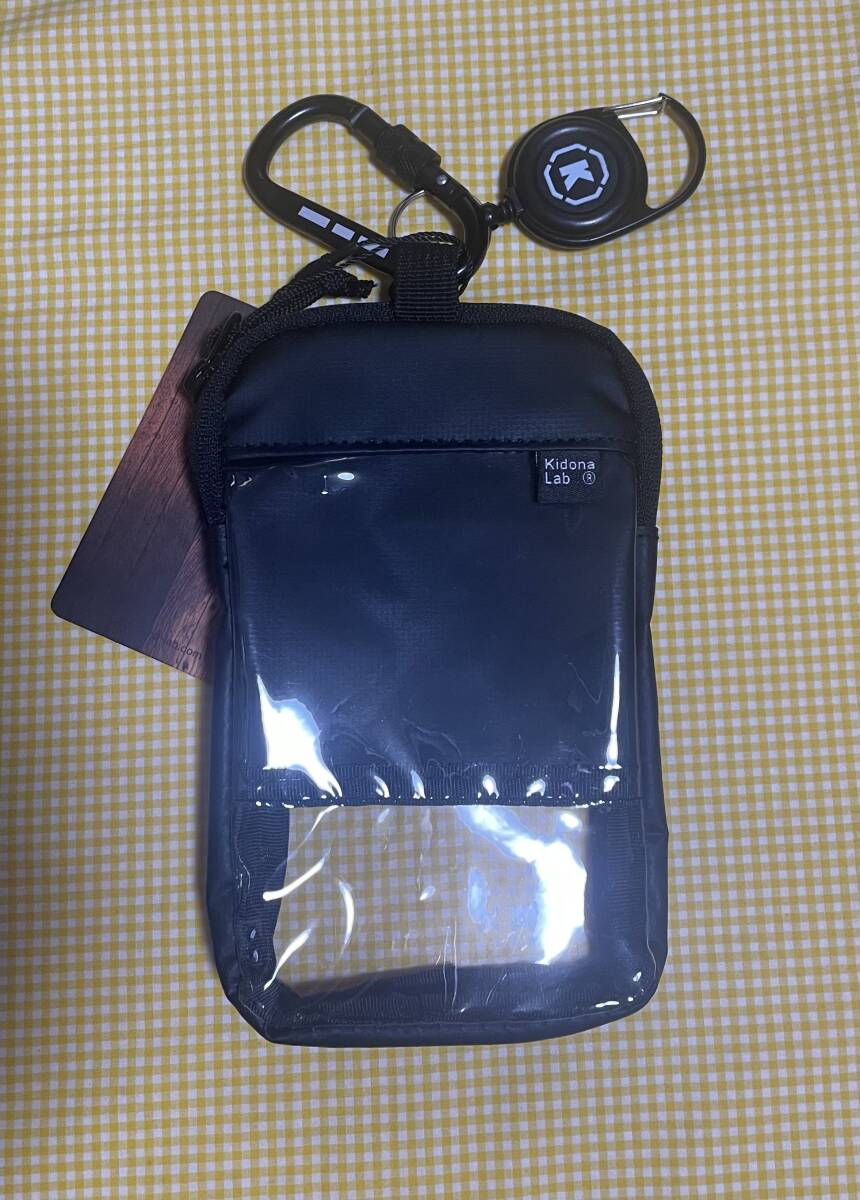 【即決】新品・未使用 Kidona Lab リフト券&スマートフォンホルダー VERTICAL PASS TP.BLACK ブラック スマホ対応 キドナラボ 44%OFF拍卖