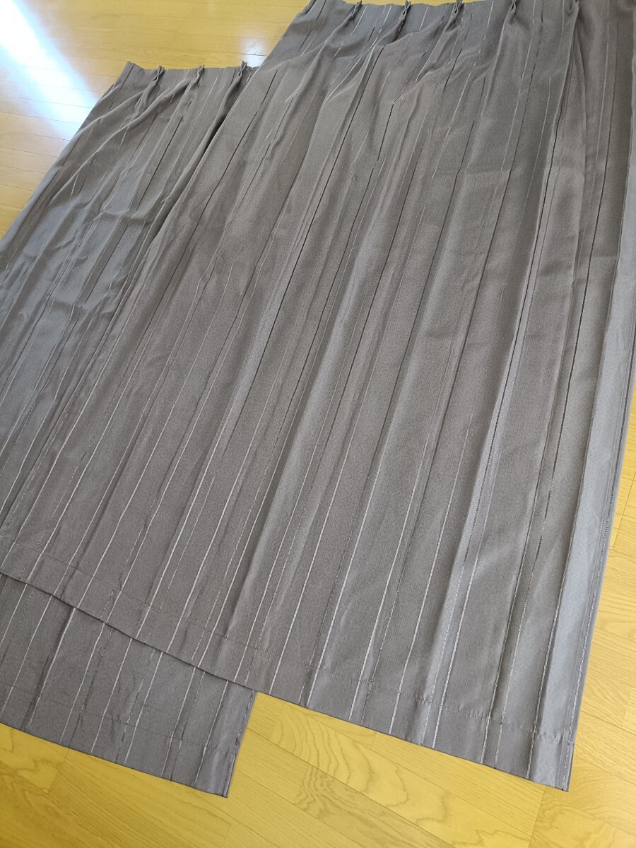 NITORI ニトリ カーテン ブラウン ロング拍卖