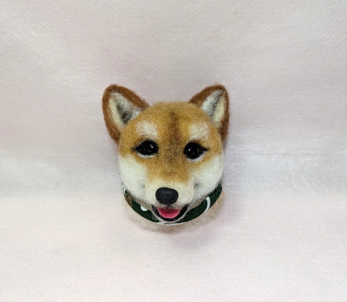 羊毛フェルト 柴犬 ブローチ 犬 茶柴 ミニチュア ハンドメイド アクセサリー ぬいぐるみ 拍卖