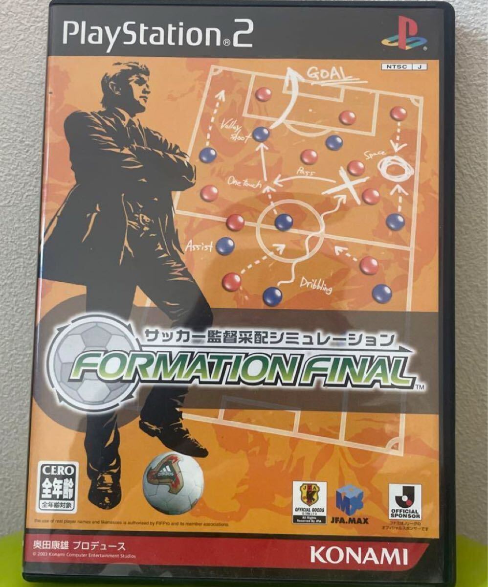 サッカー監督采配シミュレーション FORMATION FINAL ps2 送料無料拍卖