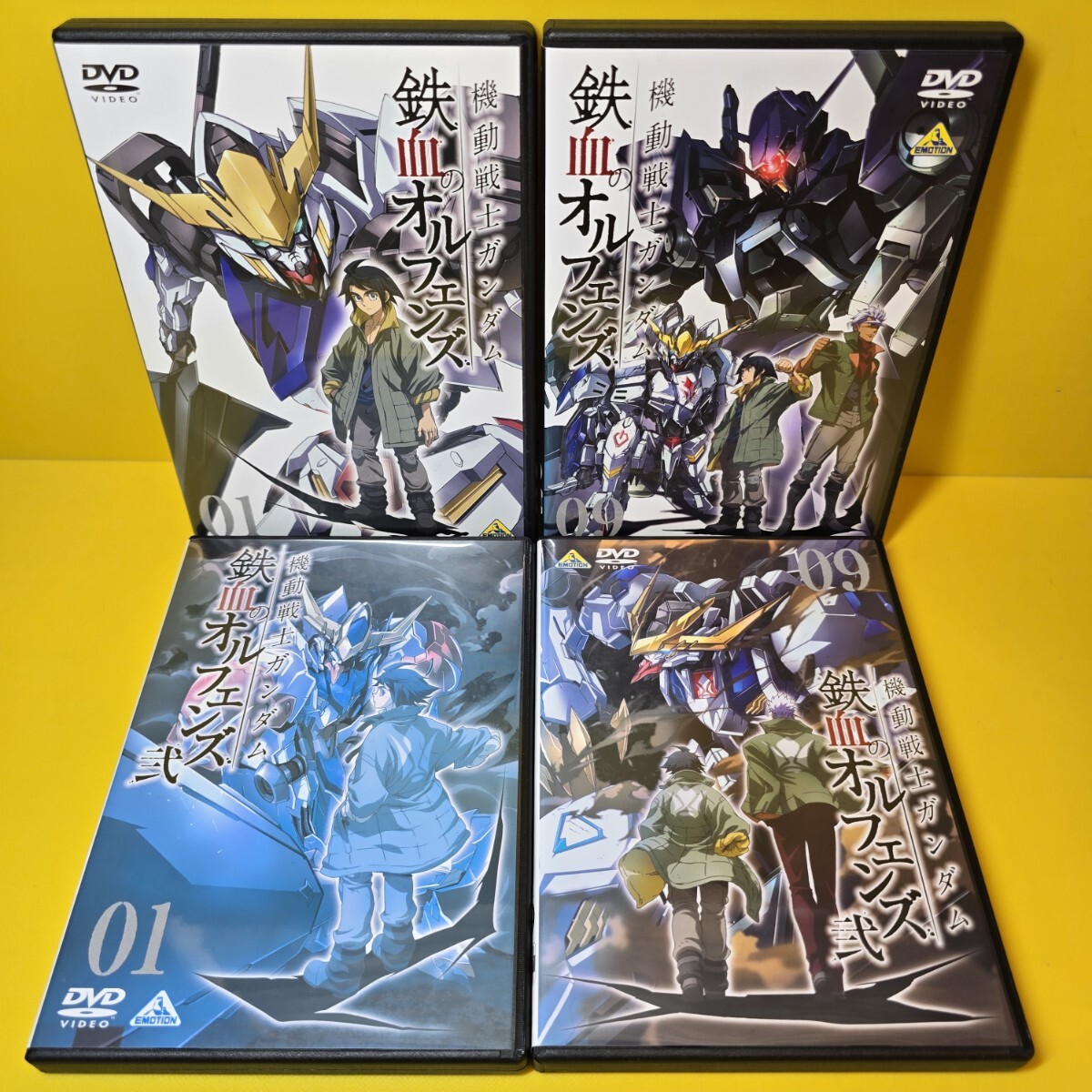 新品ケース交換済み 機動戦士ガンダム 鉄血のオルフェンズDVD 1期+2期 全18巻 全巻セット拍卖