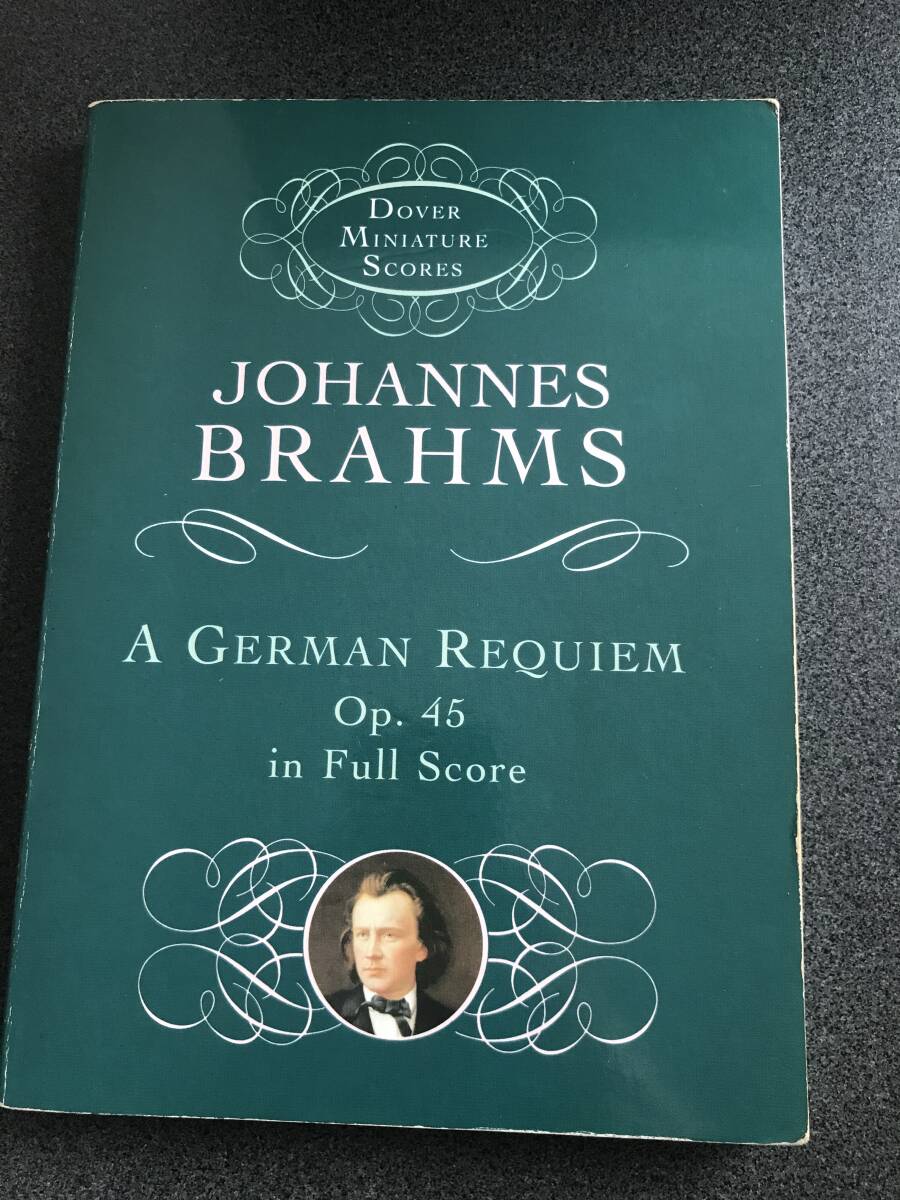 ◆◇フルスコア 楽譜/ブラームス ブラームス ドイツ・レクイエム Op.45【Dover】◇◆拍卖