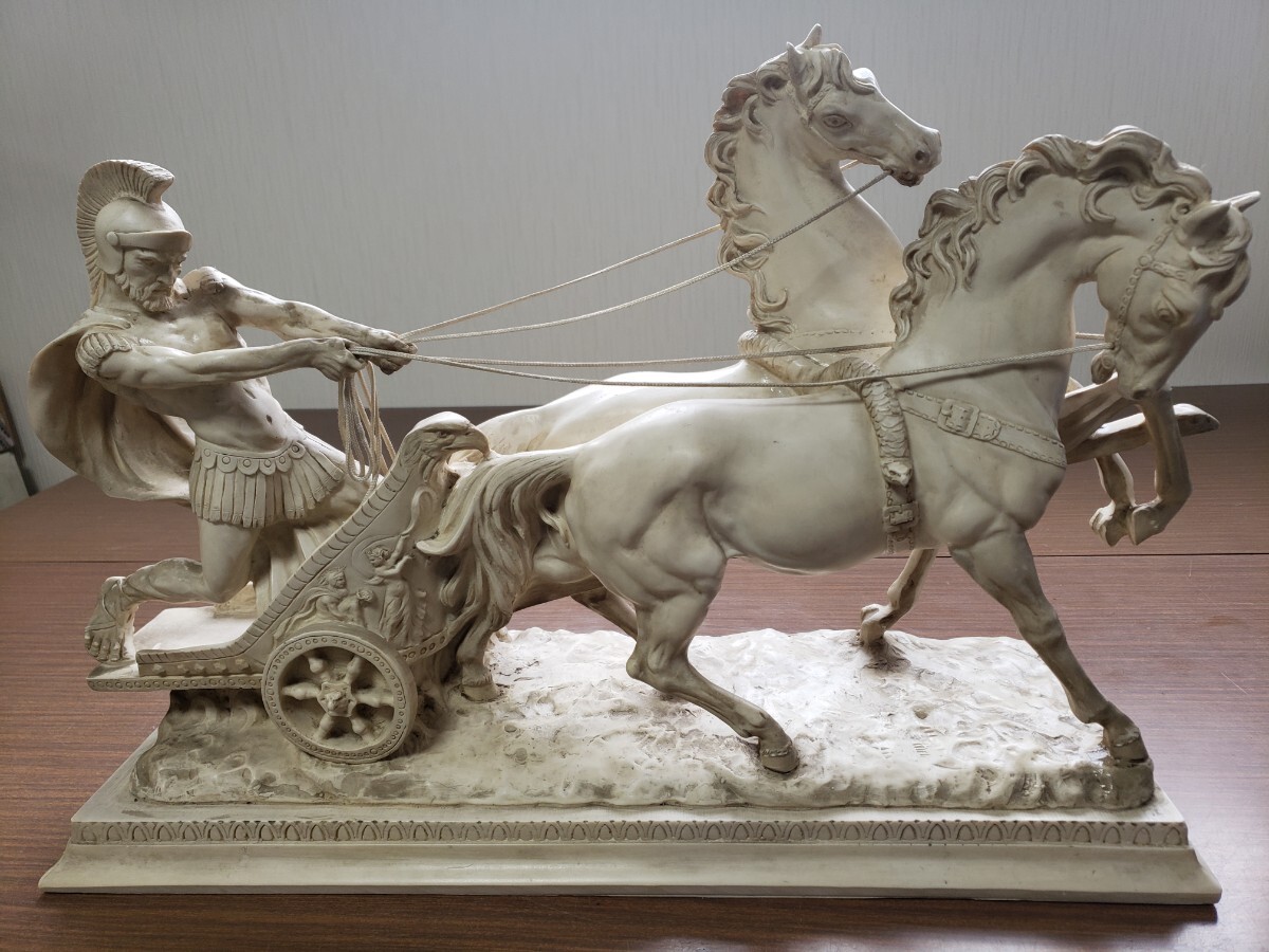 A.SANTINI アンテルマ サンティーニ 戦馬車像 拍卖