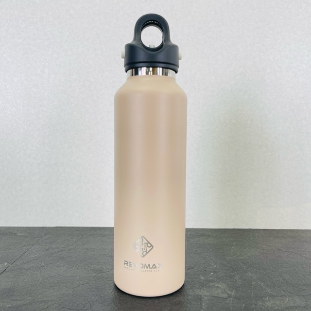 未使用 レボマックス 炭酸対応真空断熱ボトル ワンタッチ 20オンス 592ml ベージュ REVOMAX DWF-20755B/511996在★3拍卖